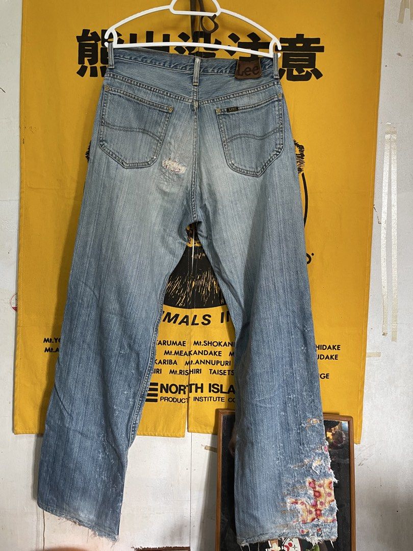 Vintage 80s Lee Riders Jeans (Category: Jeans) located in Malaybalay. Submitted by mo0rph (Listing ID 1451159361, Image 3). Description: 30waist 36 length Repaired distressed Add sf Mindanao gcash to maribank.