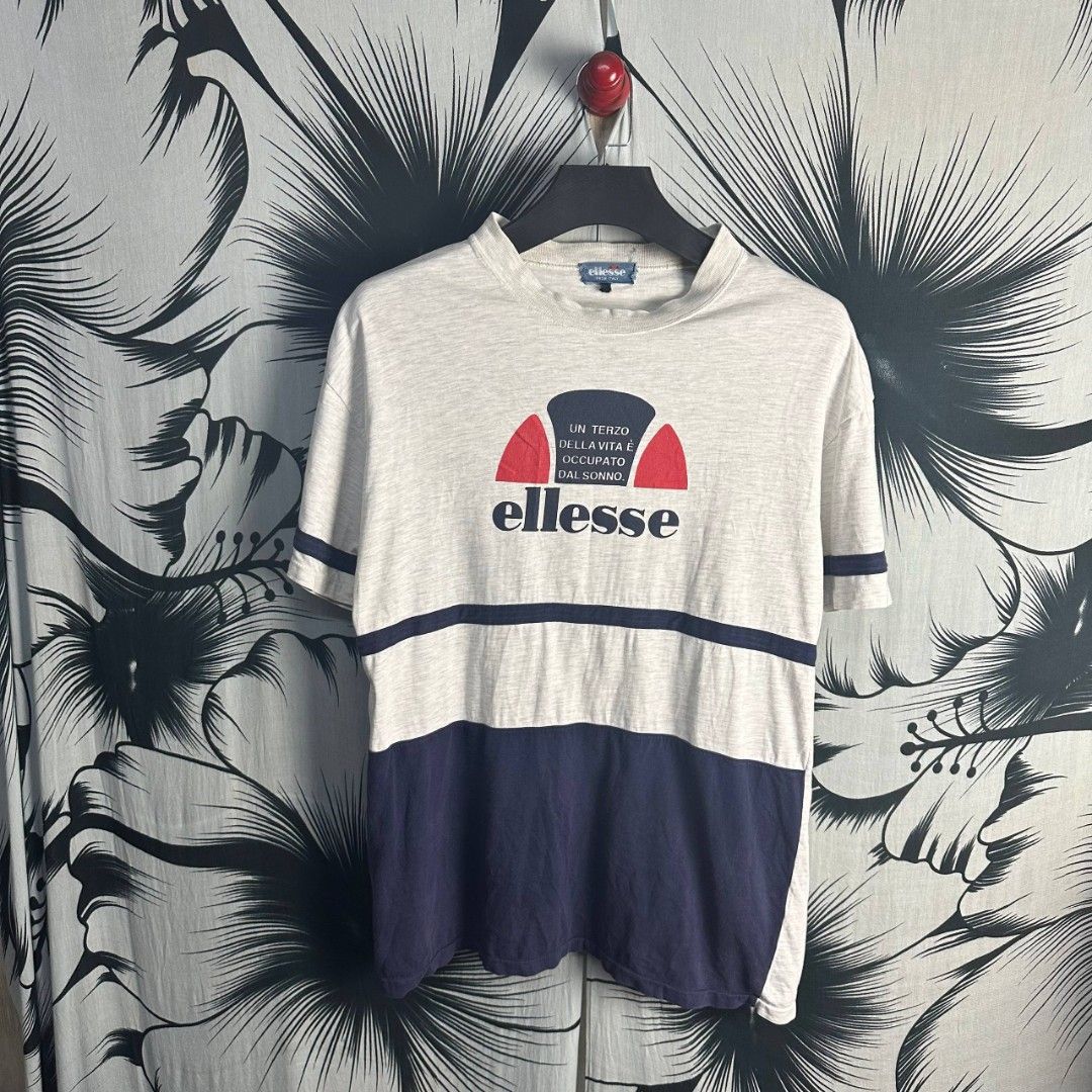 Vintage Ellesse Tee Size L (Category: Tshirts & Polo Shirts) located in Alor Setar. Submitted by Vault4Fashion (Listing ID 1451173330, Image 1). Description: 22" x 29" inch Good Condition✅ Clean & Fresh Ready to Rock✅ Original/Authentic💯 RM 18 Fussy/Lowball Akan DiBlock❌ Goodluck✌🏻.