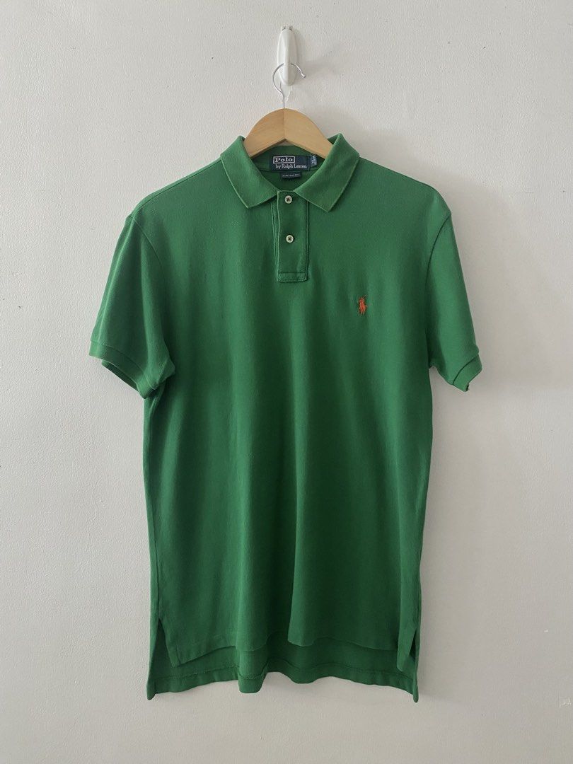 Vintage Ralph Lauren Green Basic Logo Polo Shirt (Category: Tshirts & Polo Shirts ) located in Quezon City. Submitted by rlphvncntbs (Listing ID 1451278996, Image 1). Description: Vintage Ralph Lauren Green Basic Logo Polo Shirt Size: Medium Measurements: 21" x 27.5" (Front Length), 29.5" (Back Length) Excellent Condition ₱1,800 + SF (Negotiable).