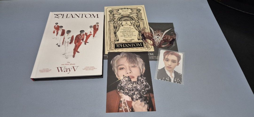 WayV Album Bundle with Photocards (Category: K-Wave) located in Kuala Lumpur. Submitted by retired_bibliophile12 (Listing ID 1451279548, Image 3). Description: Selling WayV albums and photocards. Includes 'Phantom', 'Kick Back', and 'On My Youth' albums. Also includes POB for some of the albums. Let me know if you have questions. Prefer to sell as set and meet-up..