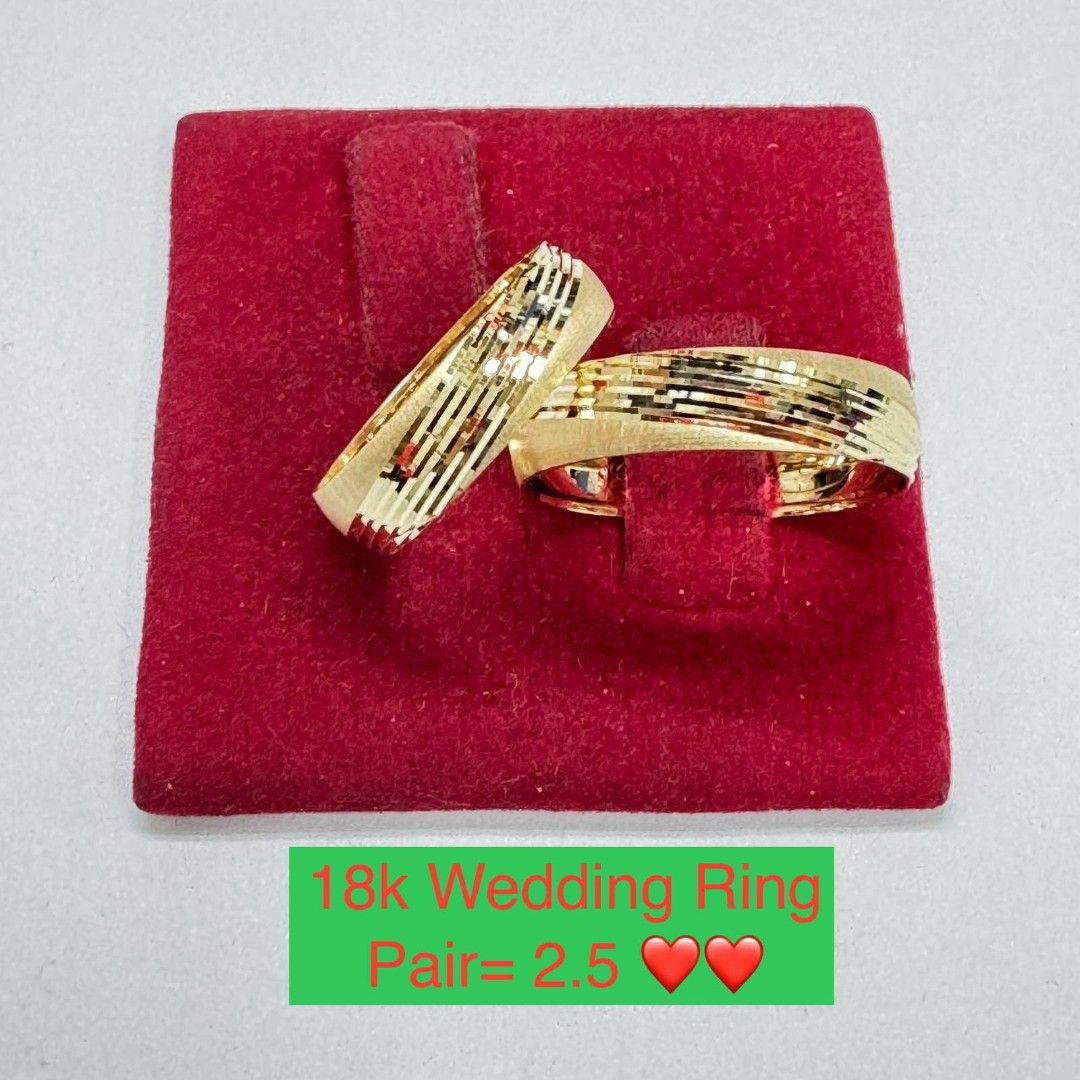 wedding/couple rings 18k gold (Category: Rings) located in Manila. Submitted by primejewelry (Listing ID 1451254660, Image 2). Description: .
