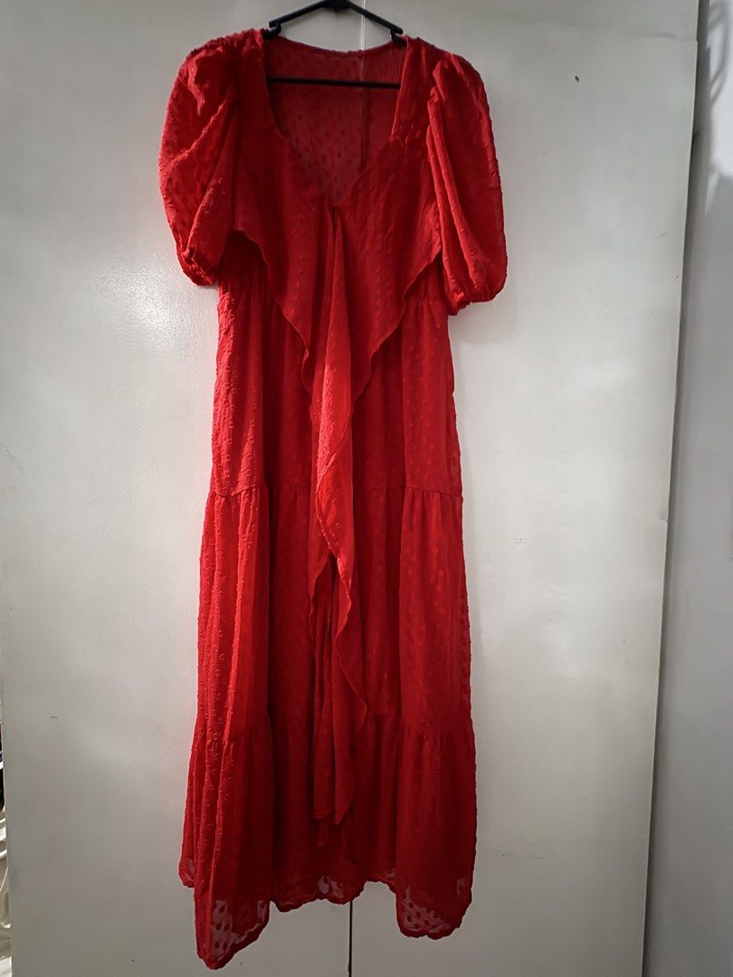 Womens Red Dress (Category: Dresses) located in Taguig. Submitted by 2ndChanceSt (Listing ID 1451246567, Image 1). Description: Can fit M-L frame.