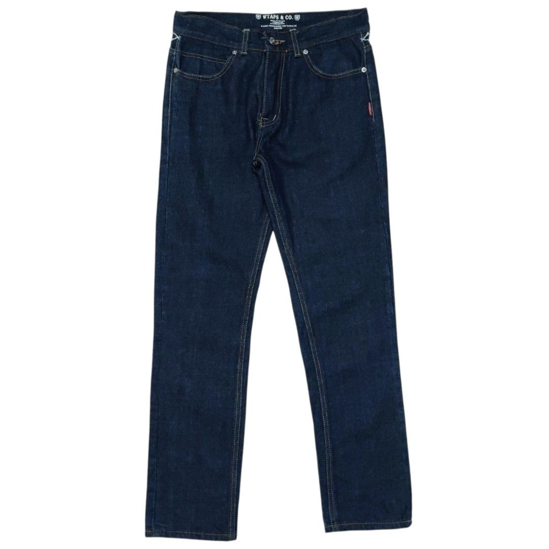 WTAPS Japan Selvedge Jeans (Category: Jeans) located in Dinalupihan. Submitted by brokencasket (Listing ID 1451229750, Image 1). Description: WTAPS Japan Selvedge Jeans Measurements on photo. Color may vary due to lighting..