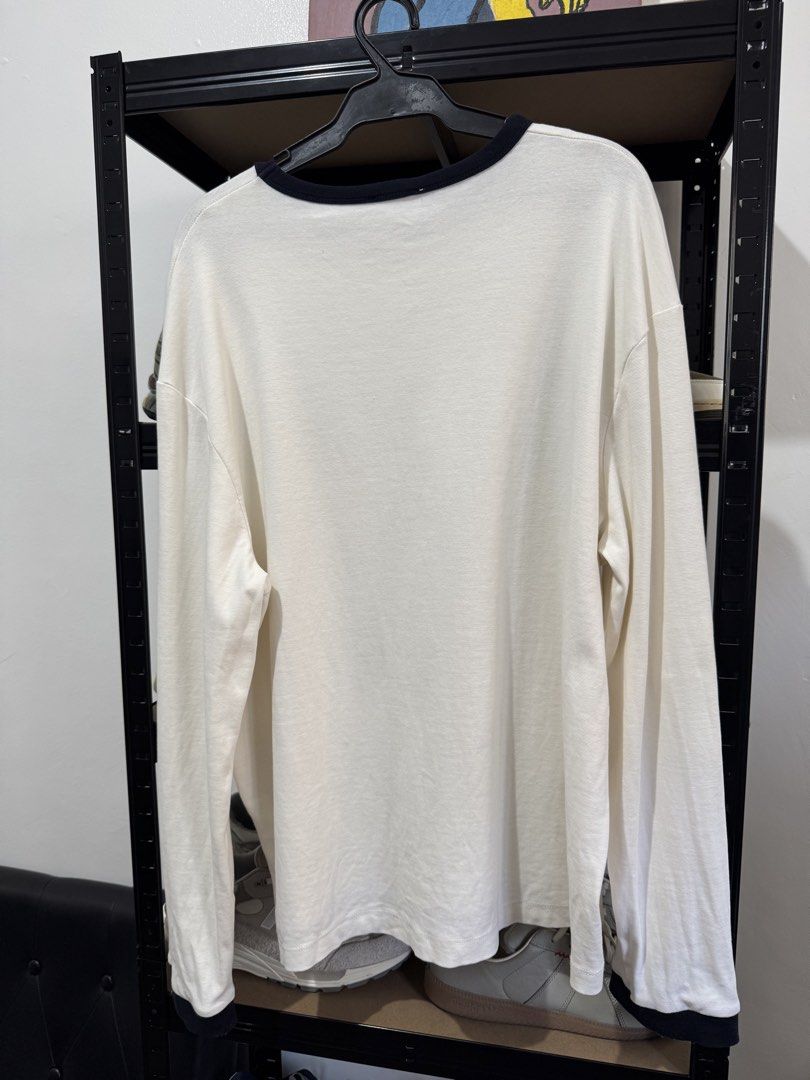 Zara Ringer Long sleeve Shirt Large (Category: Tshirts & Polo Shirts ) located in Makati City. Submitted by manilacurations (Listing ID 1451207168, Image 3). Description: Zara Ringer Long sleeve Shirt Large (23.5/27.5) | Used once w/ hangtag 1300 (SRP ₱1,795) Makati Lalamove / Pick up @manilacurations on ig! .