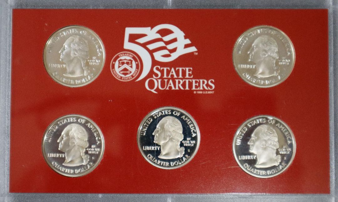 2004 United States Mint Silver Proof Set FLORIDA (Category: Currency) located in Caloocan City. Submitted by oldbestseller72 (Listing ID 1451334952, Image 2). Description: - 2004 United States Mint Silver Proof Set - Features State Quarters and other US Mint coins - Comes with Certificate of Authenticity - All coins are in protective cases - Ideal for coin collectors - Outer box shows some signs of wear.