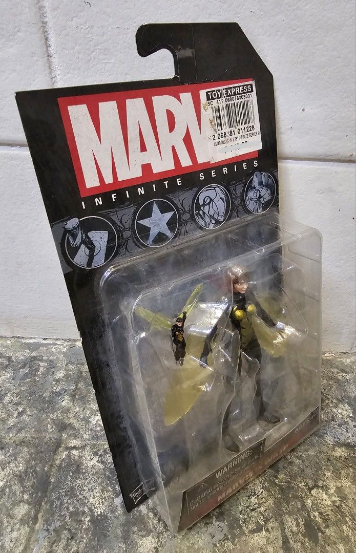 3.75" WASP - 2013 Marvel Universe Infinite Series (Category: Figurines & Statues) located in Quezon City. Submitted by charliebrown_olx (Listing ID 1451480683, Image 2). Description: ANT MAN, ANTMAN, AVENGERS • New, Factory Sealed • Near-Mint Card, WYSIWYG • Sorry Last Price Already ▪︎ Pickup only at Obudan St Brgy Manresa QC (D.Tuazon St/Banawe St) ▪︎ Shipping thru J&T only ▪︎ GCash Payment TFL!.