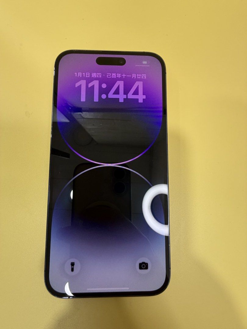 93% 電）iphone 14 pro max 256gb 暗紫色港版行貨, 手提電話, 手機