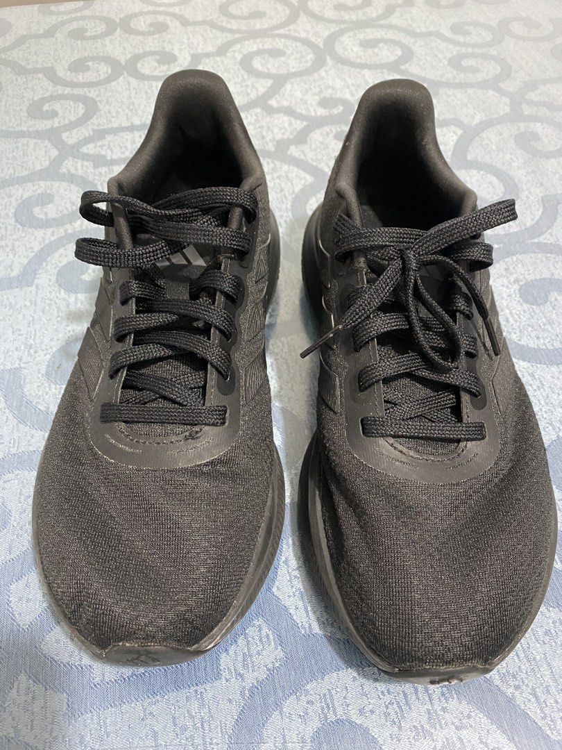 Adidas Running Shoes Black Cloudfoam (Category: Sneakers) located in Cagayan de Oro. Submitted by cu_2022 (Listing ID 1451515803, Image 2). Description: - Black Adidas running shoes - Iconic 3-stripes on the side - Comfortable Cloudfoam cushioning - Secure lace-up closure - Versatile for running or everyday use .