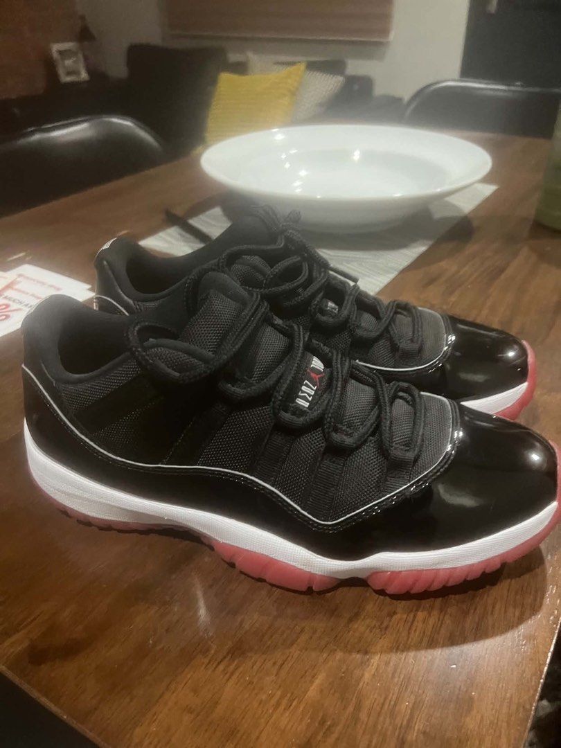 Air Jordan 11 Retro "Bred" (Category: Sneakers) located in Manila. Submitted by vinzz.eldridgee (Listing ID 1451443970, Image 2). Description: - Classic Air Jordan 11 Breds "low" - A must-have for Jordan fans - Authentic - Used 3x - Parañaque Area - Negotiable.