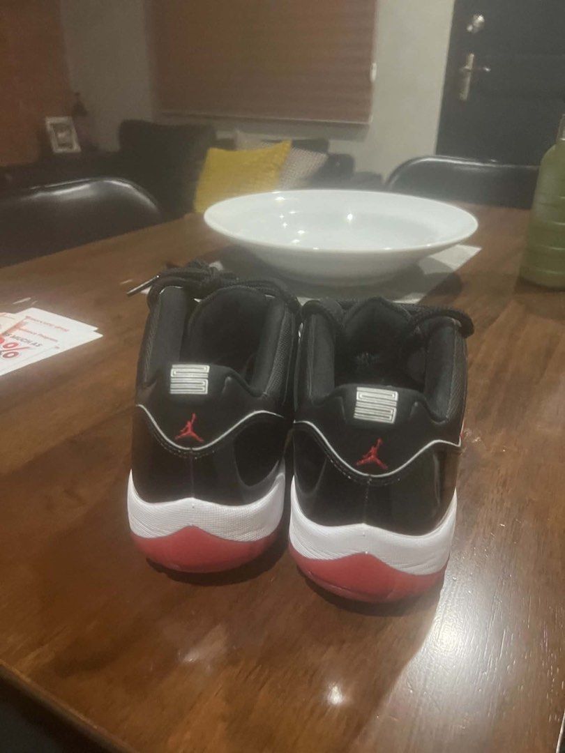 Air Jordan 11 Retro "Bred" (Category: Sneakers) located in Manila. Submitted by vinzz.eldridgee (Listing ID 1451443970, Image 3). Description: - Classic Air Jordan 11 Breds "low" - A must-have for Jordan fans - Authentic - Used 3x - Parañaque Area - Negotiable.