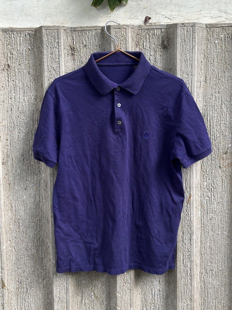 Authentic Louis Vuitton Circle Logo Pique Polo (Category: Luxury Apparel) located in Urdaneta. Submitted by redeemedcollective (Listing ID 1451472359, Image 2). Description: Description Brand: Louis Vuitton Season/Collection: Contemporary / Classic Line Color: Purple Size: Medium (True to size / Slim fit) Condition: 9/10 (Clean condition, carefully maintained) Details: Classic luxury polo shirt from Louis Vuitton crafted from premium breathable c