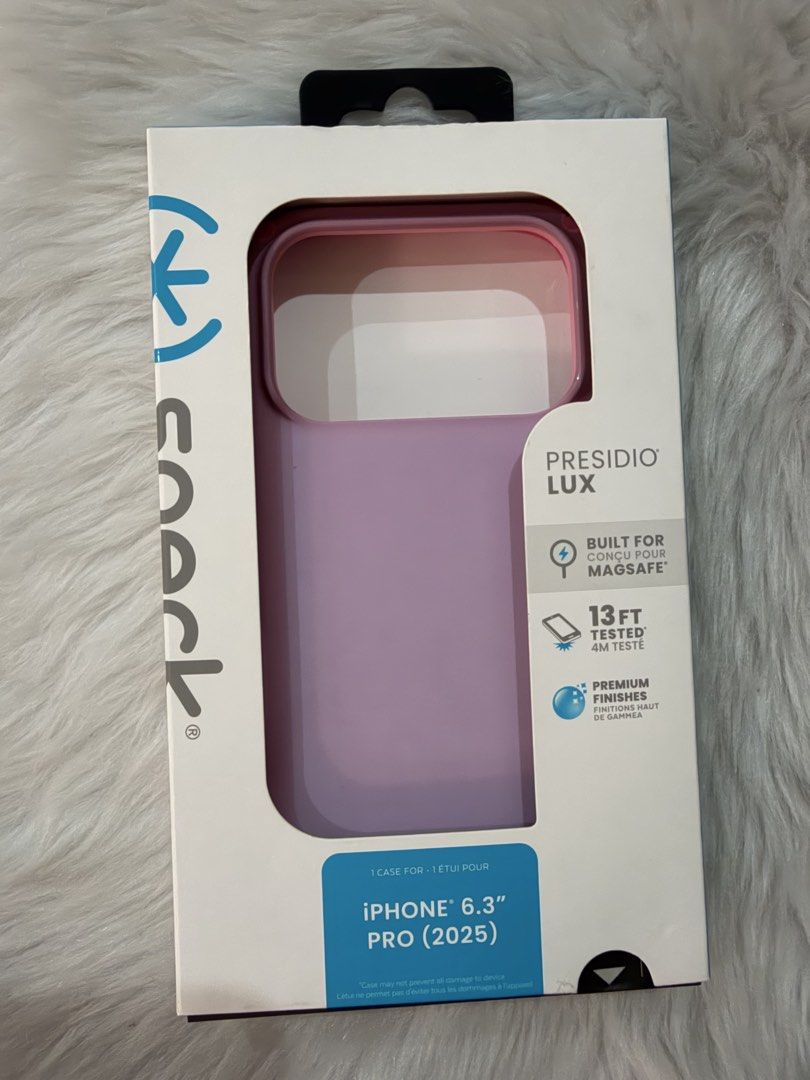 Authentic Speck iPhone 17 Pro Case (Category: Cases & Sleeves) located in Bulacan. Submitted by paula627 (Listing ID 1451342723, Image 1). Description: Built for MagSafe.