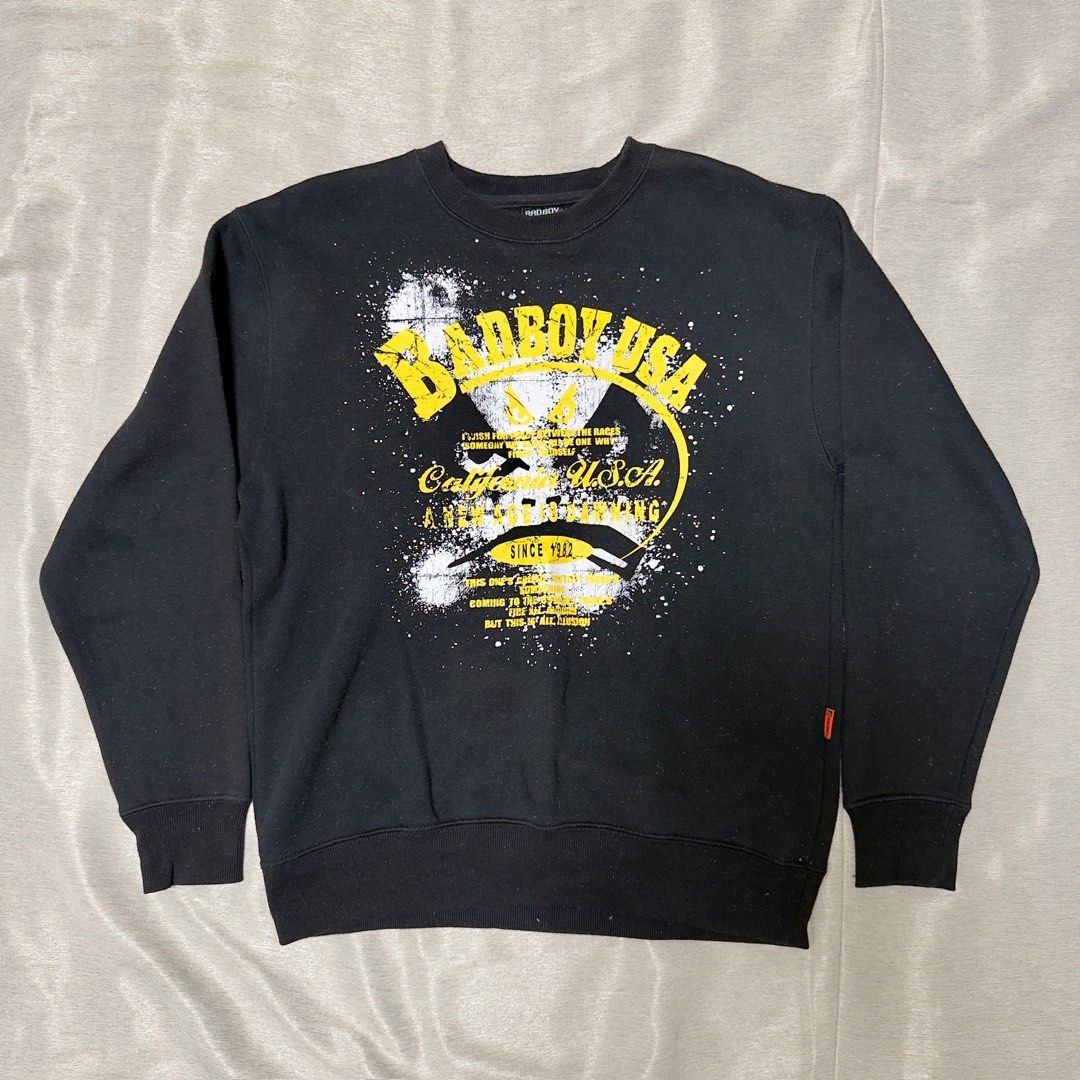Bad Boy USA Black Sweatshirt Size M (Category: Coats, Jackets and Outerwear) located in Tanza. Submitted by pompompvrin (Listing ID 1451513782, Image 1). Description: .