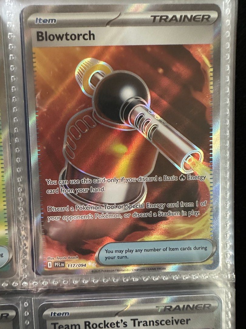 Blowtorch Full Art Pokemon TCG (Category: Raw Singles) located in San Fernando. Submitted by renleads (Listing ID 1451332202, Image 1). Description: RFS: Unblinging decks Shipping shouldered by buyer; cards from Pampanga; free shipping if will get 3+ cards Meet-up: Can do at Boni MRT Station but need to schedule ahead of time; or San Fernando, Pampanga.