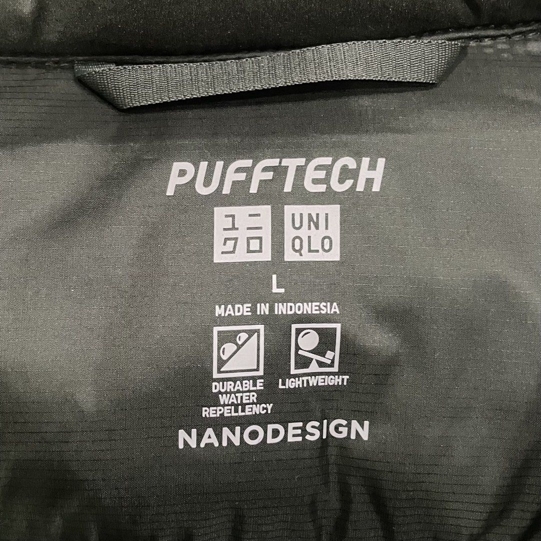BNWT uniqlo pufftech olive green grey puffer zip up jacket (Category: Coats, Jackets and Outerwear) located in Cagayan de Oro. Submitted by andoodoo (Listing ID 1451329577, Image 2). Description: - Size: L - unused with tags, bought at discount - no issues - no when worn - dm for more info SF shouldered by buyer No refunds.