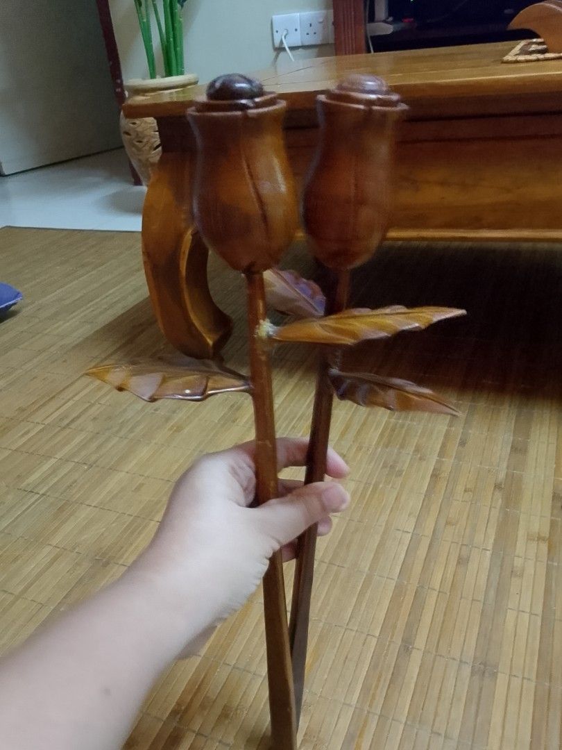 BUNGA KAYU JATI (Category: Other Home Decor) located in Melaka Tengah. Submitted by mama_eina_preloved_ii (Listing ID 1451359588, Image 1). Description: RM15 ( 2 unit ).