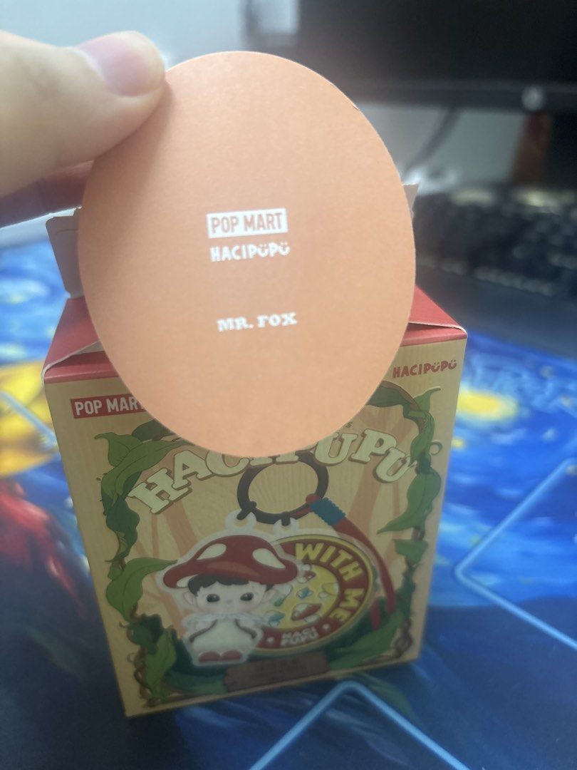Buy one free one Pop Mart HACIPUPU Adventures in the Woods Mr. Fox Blind Box (Category: Toys & Games) located in Kuala Lumpur. Submitted by shushein_ (Listing ID 1451334053, Image 2). Description: - Brand: Pop Mart - Series: HACIPUPU - Adventures in the Woods - Character: Mr. Fox - Condition: Brand new, sealed blind box - Ideal for collectors or as a gift.