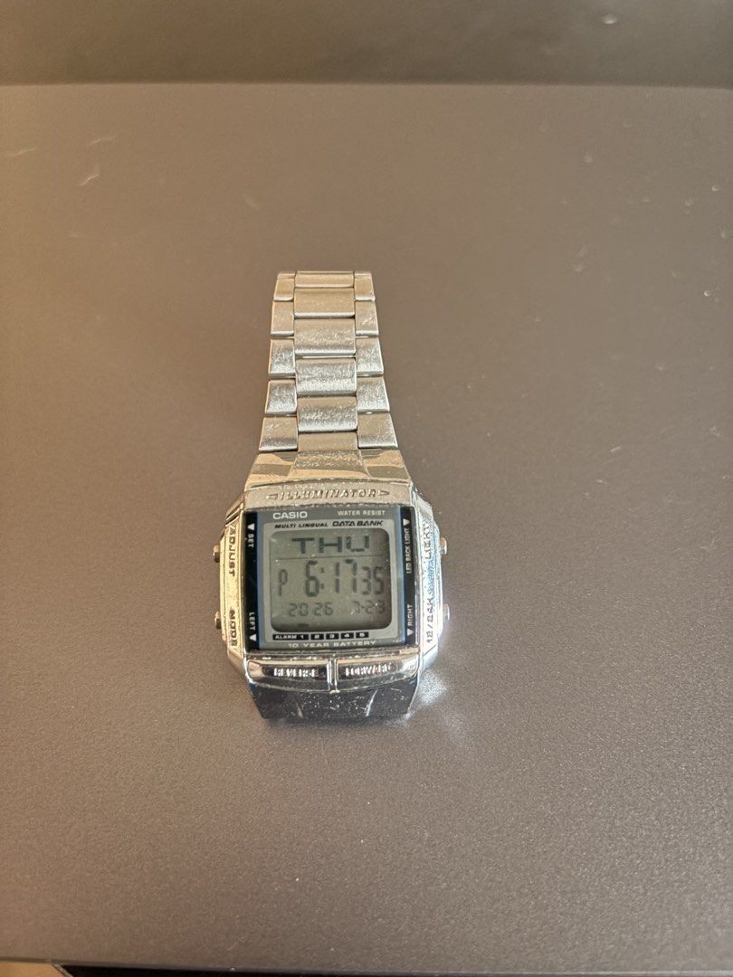Casio Illuminator DB360 (Category: Men's Watches) located in Makati City. Submitted by ciados (Listing ID 1451428900, Image 2). Description: - Classic Casio digital watch - Stainless steel band - Functions: Time, Date, Alarm - Illuminator light for dark visibility - Ideal for everyday wear - In good working condition.