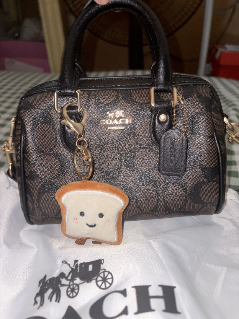 coach mini rowan (Category: Luxury Bags & Wallets) located in Valenzuela. Submitted by lvc.d (Listing ID 1451516275, Image 2). Description: vietnam quality close to og used once only no issues color: dark brown.