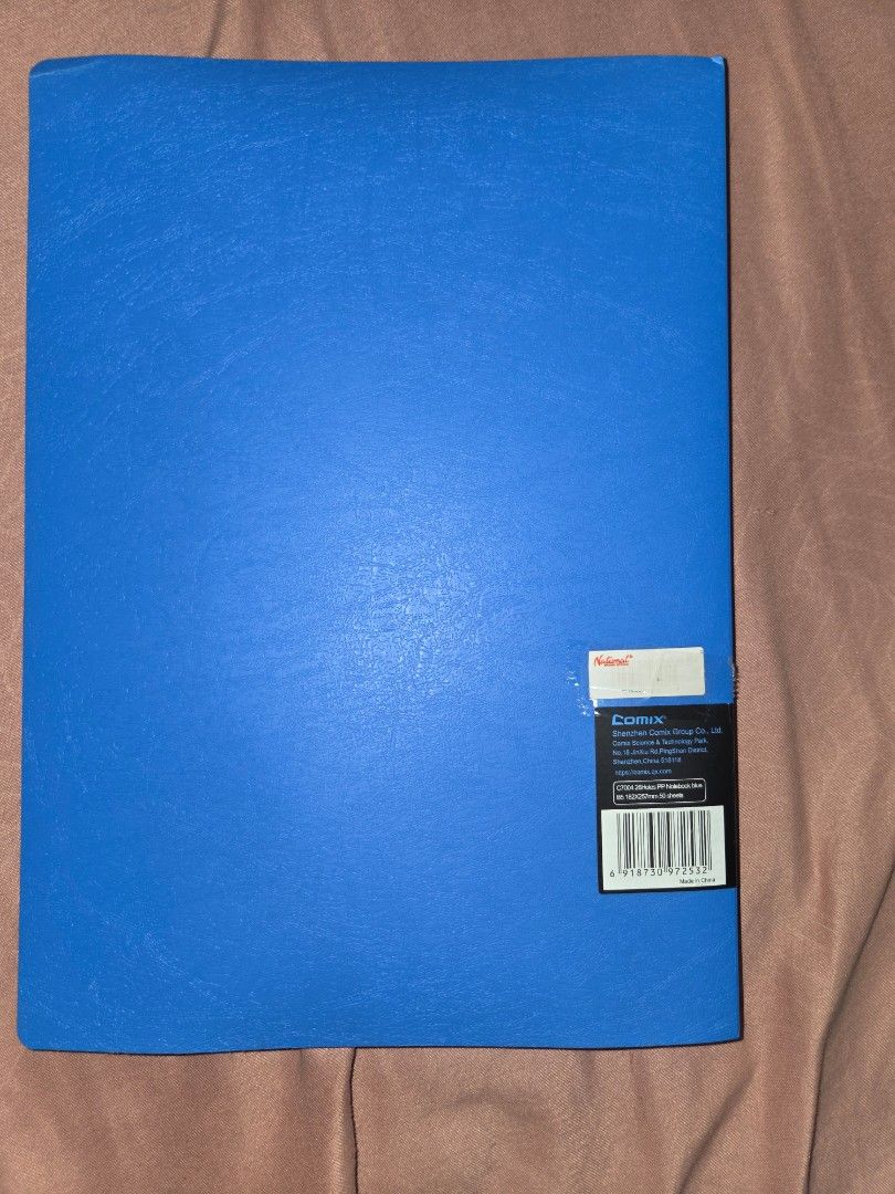 Compera blue B5 binder notebook soft cover (Category: Stationery & School Supplies) located in Quezon City. Submitted by nlbuenaventura (Listing ID 1451409280, Image 2). Description: Compera binder notebook just the binder, no paper leaves. B5 size 8 mm 26 rings blue soft cover.