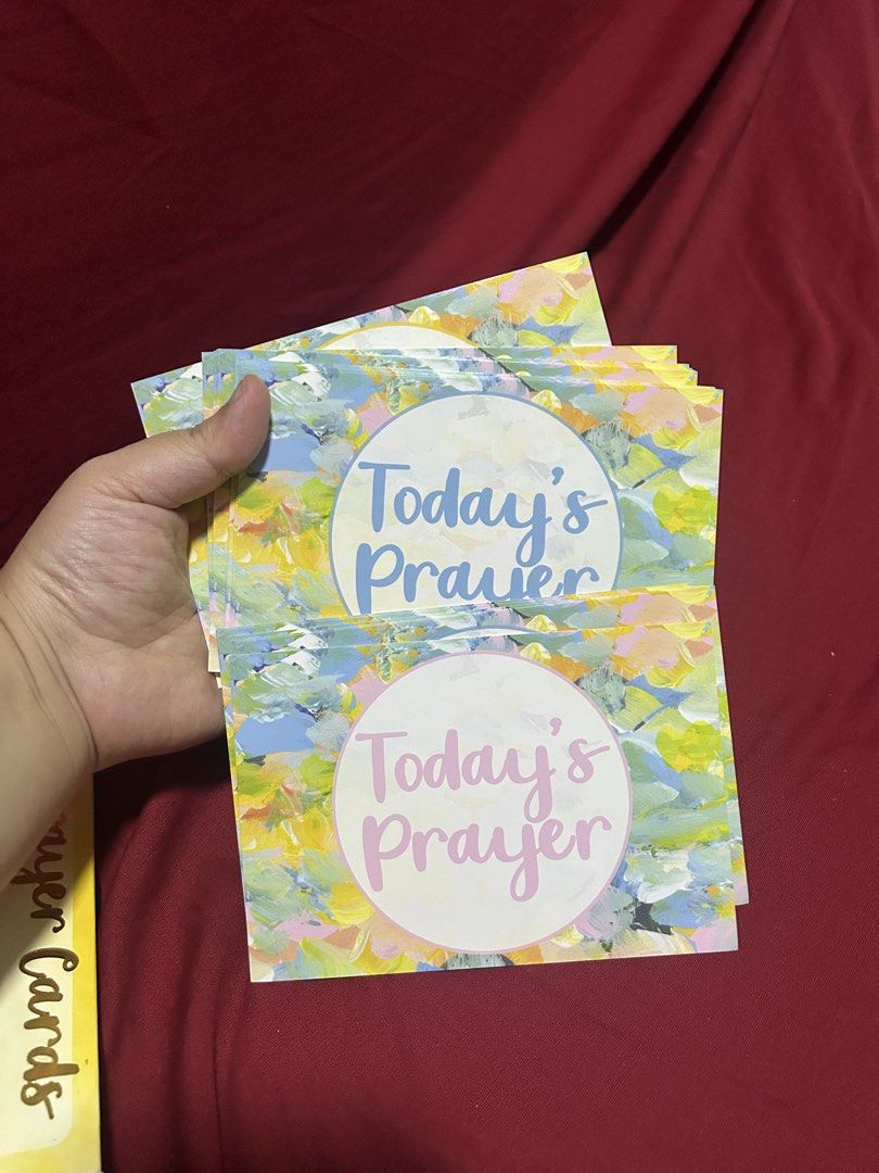 CrownJewelz Prayer Cards - Inspirational Scripture & Prayer (Category: Religious Items) located in Paranaque City. Submitted by allthatclutterph (Listing ID 1451448286, Image 3). Description: - 20 CrownJewelz prayer cards - Features uplifting prayers and scripture - Ideal for personal reflection or sharing - Designed in the USA, made in Vietnam - Perfect for spiritual guidance and peace - Brand new, only opened to take photos - a bit of tear on t