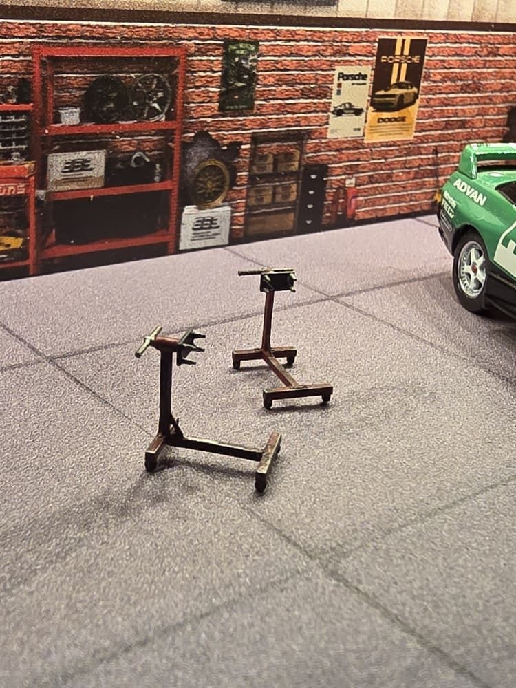 Diorama Block stand and Engine block 1/64 (Realistic Weathering) (Category: Toys & Games) located in Kuala Lumpur. Submitted by 64streetco (Listing ID 1451414953, Image 1). Description: 1/64 block stand and engine block for diorama ✔ Suitable for Hot Wheels / Matchbox ✔ Perfect for garage / workshop scene ✔ Realistic weathering effect ✔ Nice for display & photography 📦 Includes: 1x block stand and 1x engine block (set) 📍 Postage / COD available