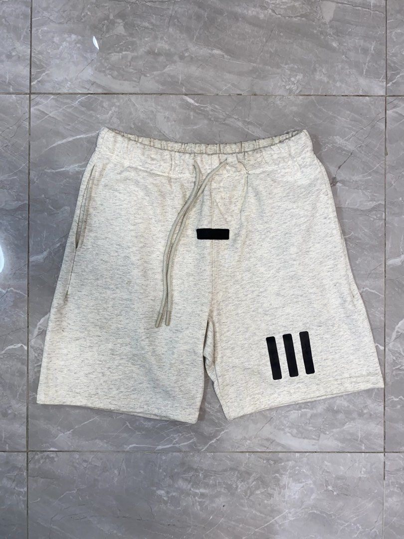 FOG Essentials x Adidas Shorts (Category: Shorts) located in Davao. Submitted by sthflip (Listing ID 1451404452, Image 1). Description: As new Complete tags off/legit No issue Medium on tag MOP: GCASH MOD: J&T/LBC +sf .