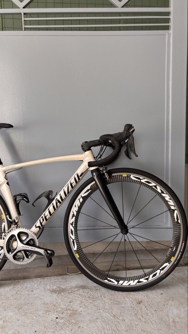 FOR SALE: Specialized Allez Sprint - size 52 (Category: Bicycles) located in Taguig. Submitted by sidcab0831 (Listing ID 1451415421, Image 3). Description: FOR SALE: Specialized Allez Sprint Size 52 (Rim brake, Aluminum frame, Carbon fork) Cockpit Kocevlo carbon handlebar 40mm Stem length 100mm Groupset Dura-Ace 9000 11 speed 50/34, 11-28 (Cassette Shimano 105) Wheelset Mavic Cosmic SL carbon wheelset 50mm (Aluminum brake slides) Tires Vittoria R
