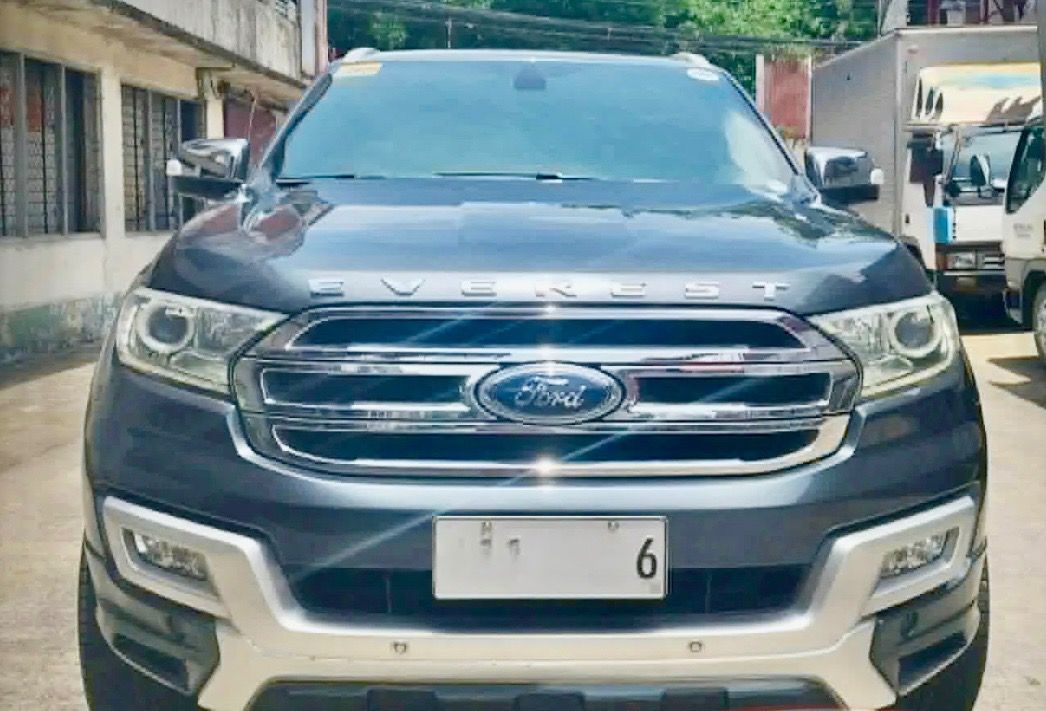 Ford Everest (Category: Used Cars) located in Marikina City. Submitted by annloreyn30 (Listing ID 1451356045, Image 1). Description: 🔖 ₱658,000 2016 Ford Everest Titanium 4×2 2.2L Turbo diesel Automatic All-power features Leather interior 68,000 kilometers original mileage Excellent running condition 22″ wheels 6 plate ending Complete documents. Ready for transfer..