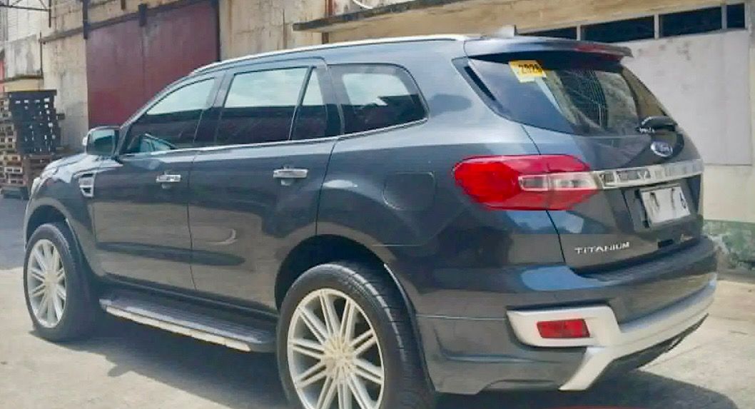 Ford Everest (Category: Used Cars) located in Marikina City. Submitted by annloreyn30 (Listing ID 1451356045, Image 3). Description: 🔖 ₱658,000 2016 Ford Everest Titanium 4×2 2.2L Turbo diesel Automatic All-power features Leather interior 68,000 kilometers original mileage Excellent running condition 22″ wheels 6 plate ending Complete documents. Ready for transfer..