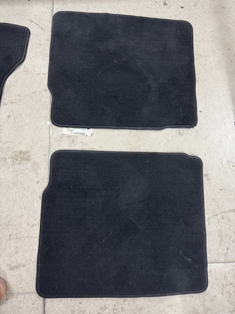 Ford Explorer Original Mat (Category: Upholstery, Seatcovers and Other Interior Parts and Accessories) located in Tagaytay City. Submitted by itsrej (Listing ID 1451360414, Image 2). Description: - Original Ford Explorer floor mats - Black carpet material - Set includes front and rear mats - Designed for a precise fit - Helps protect vehicle interior from dirt and spills.
