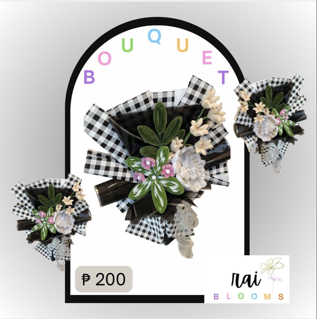Fuzzy Wire Bouquets (Category: Flowers & Bouquets) located in Mandaluyong City. Submitted by rai.preloves (Listing ID 1451365038, Image 2). Description: 🚨 NEW DROP ALERT! 🚨 Fresh designs, same handmade love. 💖✨ Our newest fuzzy wire bouquets are finally here, and we’re honestly obsessed! 🥹💐 From sweet and simple to bold and colorful, we’ve got something for every kind of flower lover. Looking for a gift that won’t wilt? We’ve got you! 🌷 Don