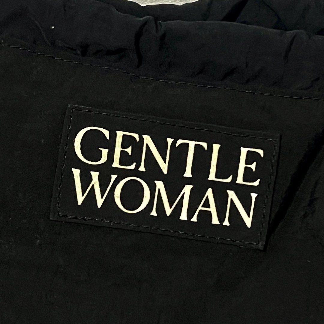 RUSH‼️ GENTLE WOMAN Black Dumpling Bag (Category: Tote Bags) located in Makati City. Submitted by b5closet (Listing ID 1451412893, Image 3). Description: - Gentle Woman Black Dumpling Bag - Magnetic snap closure with drawstring - Nylon-like material - Gentle Woman tag inside the bag - Original bought in Gentle Woman store Thailand NOTE: - Condition: Minimal yellowing on the Gentle Woman print but still in great condition ‼️ - GCASH and BDO MOP - 
