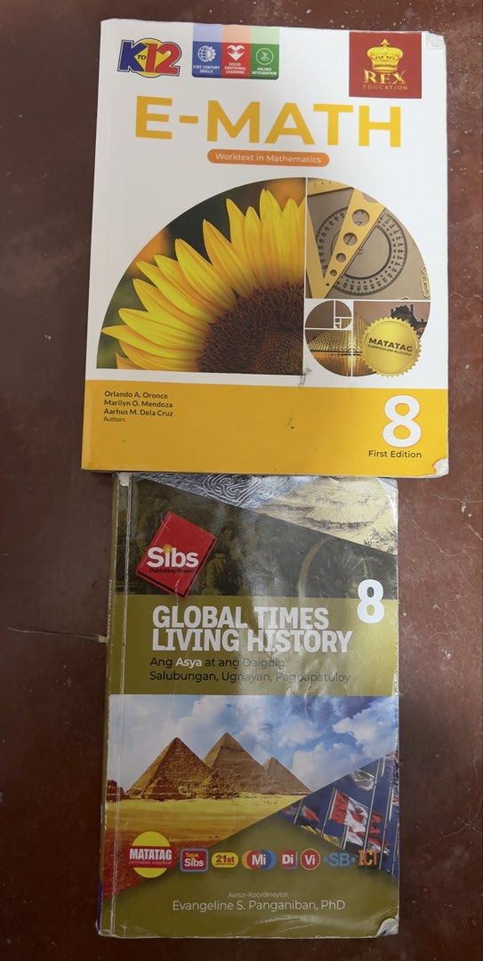 Grade 8 Books (Category: Textbooks) located in Legazpi City. Submitted by mommy_len (Listing ID 1451513502, Image 2). Description: Used Books No Answers Great Condition 2k- Take all plus SF.