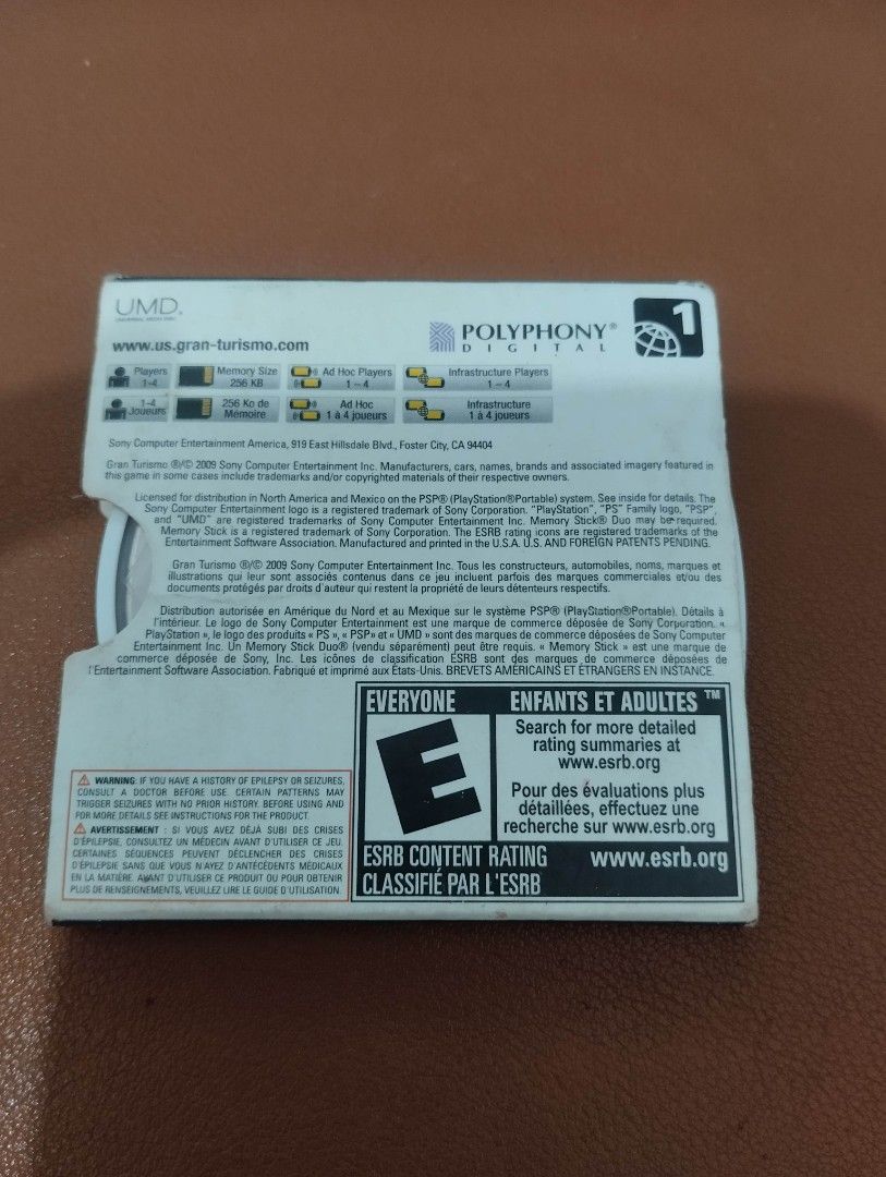 Gran Turismo PSP UMD Greatest Hits (Category: PlayStation) located in Cuyapo. Submitted by alvn24 (Listing ID 1451387802, Image 2). Description: - Gran Turismo for PSP - Greatest Hits version - UMD disc included in case - Rated E for Everyone - Developed by Polyphony Digital - Classic racing simulator.