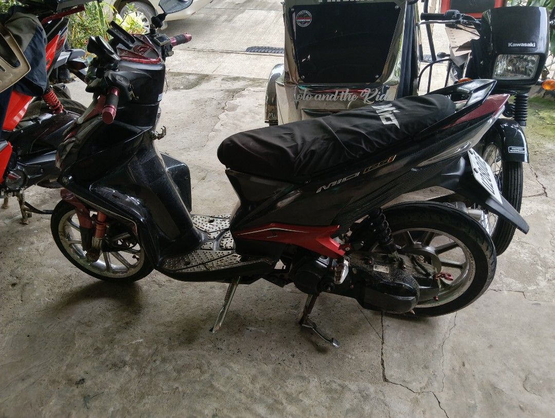 Mio MX 125 carb (Category: Motorbikes for Sale) located in Antipolo. Submitted by jinherbert (Listing ID 1451326632, Image 1). Description: Mio MX 125 carb jvt power pipe power mags pulley set sun racing clutch lining sun racing stock engine registered until October 2026 2nd owner complete original or cr 09458247809 contact no. Antipolo bgy San roque.