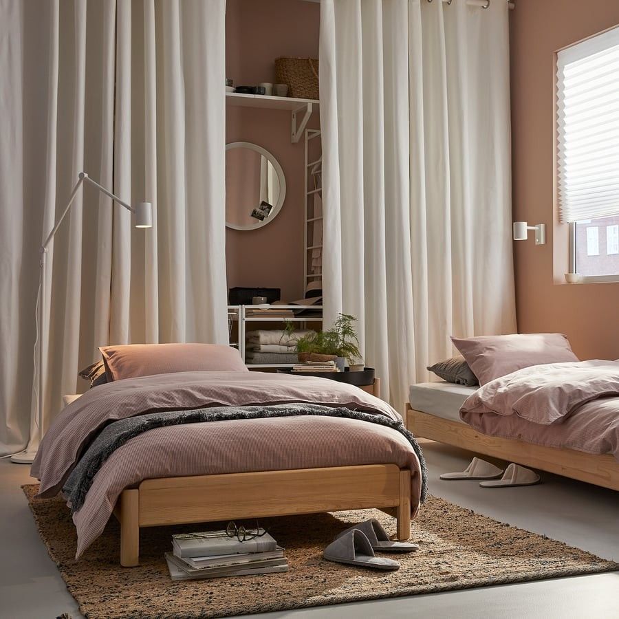 IKEA Stackable Bed (Category: Bed Frames & Mattresses) located in Singapore. Submitted by favicon (Listing ID 1451358297, Image 3). Description: IKEA UTÅKER Stackable bed with 2 mattresses. Used and protected with waterproof mattress protector. Condition is like new..