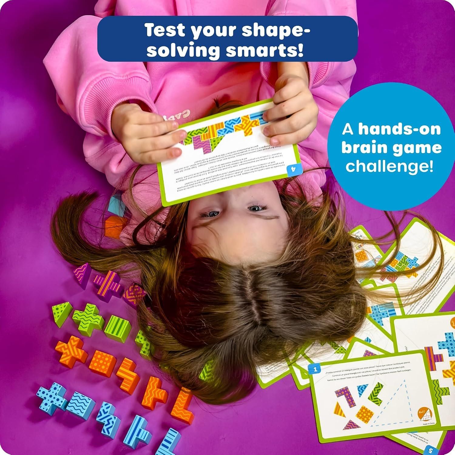 Learning Resources STEM Explorers Brainometry (Category: Educational & Learning Toys) located in Singapore. Submitted by fun.workz (Listing ID 1451372479, Image 2). Description: SOLVE the secrets of the shapes! STEM shape puzzles build critical thinking and problem solving skills! TRAIN your brain with tricky sorting and geometry challenges! 10 STEM CHALLENGES included! AGES 5+.