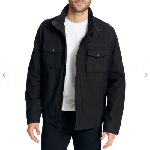 Levi’s Strauss Quilted Worker Jacket (Category: Coats, Jackets and Outerwear) located in Bacoor. Submitted by ItsShoeGood (Listing ID 1451470639, Image 2). Description: Size Medium on tag 23.5 Width 27. length Still in excellent condition Need wash.