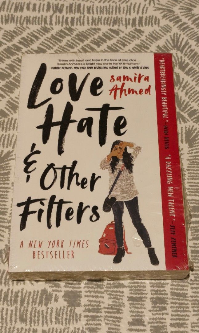 Love, Hate & Other Filters by Samira Ahmed (Category: Storybooks) located in Pasig City. Submitted by bookbeeph (Listing ID 1451462086, Image 1). Description: Like New – Never Read ✨ ⭐ Goodreads Rating: 3.8/5 📖 Condition: • Never read • Pages are clean and intact • Minor foxing on the outer page edges only (does not affect the inside pages or reading experience) 💚 Why buy this? ✨ A heartfelt YA contemporary that explores family, identity, roman