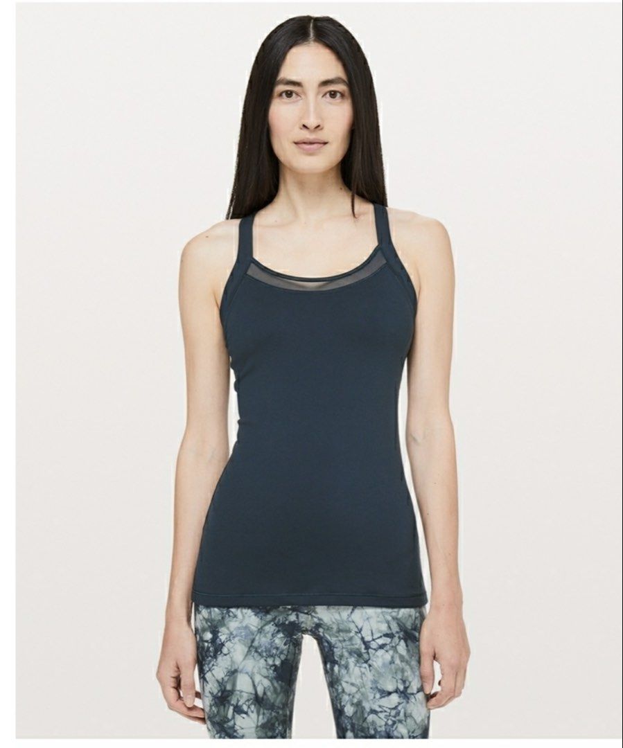Lululemon rally your heart tank dot 4 (Category: Activewear) located in Rosales. Submitted by dariang22 (Listing ID 1451351741, Image 3). Description: - Dark blue Lululemon Align tank - Mesh detail at the neckline - Strappy criss-cross back - Built-in bra for support - Comfortable and supportive - Ideal for yoga and workouts - with pads.