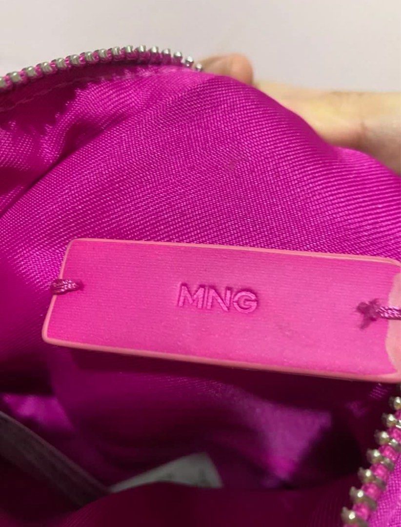 Mango Pink Satin Chain Bag (FREE SF) (Category: Purses & Pouches) located in Santa Rosa. Submitted by hakkorii (Listing ID 1451489515, Image 2). Description: authentic.