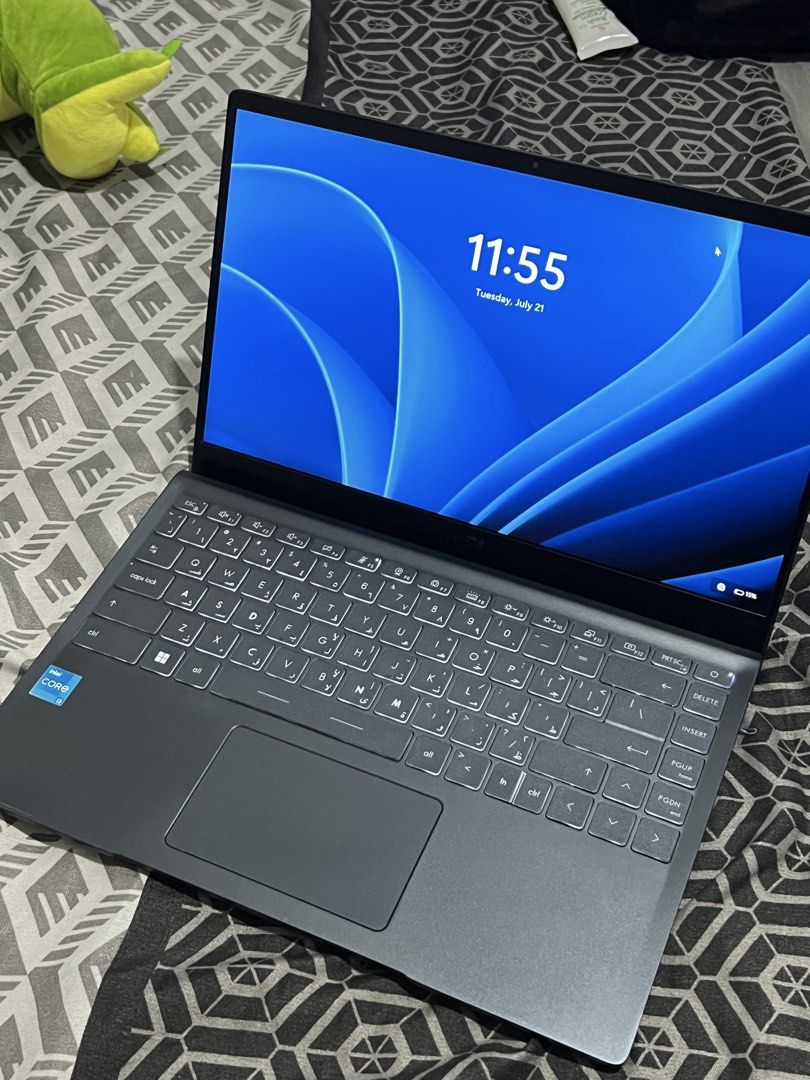 MSI MODERN 14 (Category: Laptops & Notebooks) located in Manila. Submitted by az.gadgets (Listing ID 1451496961, Image 2). Description: MSI MODERN 14 "SIKSIK TO SA UPGRADE" • INTEL CORE I3 11th Gen. • 16GB RAM (upgraded) • 1TB SSD (upgraded) • INTEL UHD GRAPHICS • 14 INCH • INSTALLED STAND Inclusion: -Unit itself -original Charger -Free slingbag NEGOTIABLE SA SURE BUYER THANKYOU STRICTLY GREENHILLS AREA MEETUP ONLYi.