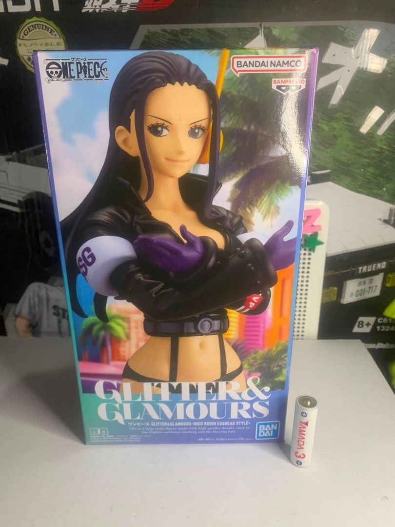 Nico Robin Egghead Style GNG (Category: Figurines & Statues) located in Dipaculao. Submitted by zorotoyz (Listing ID 1451460797, Image 1). Description: - Authentic Banpresto Glitter & Glamours Nico Robin Figure - Egghead Style version - From Bandai Namco - Features Nico Robin in a cool outfit - Brand new and still in original packaging - Ideal addition to any One Piece fan's collection.