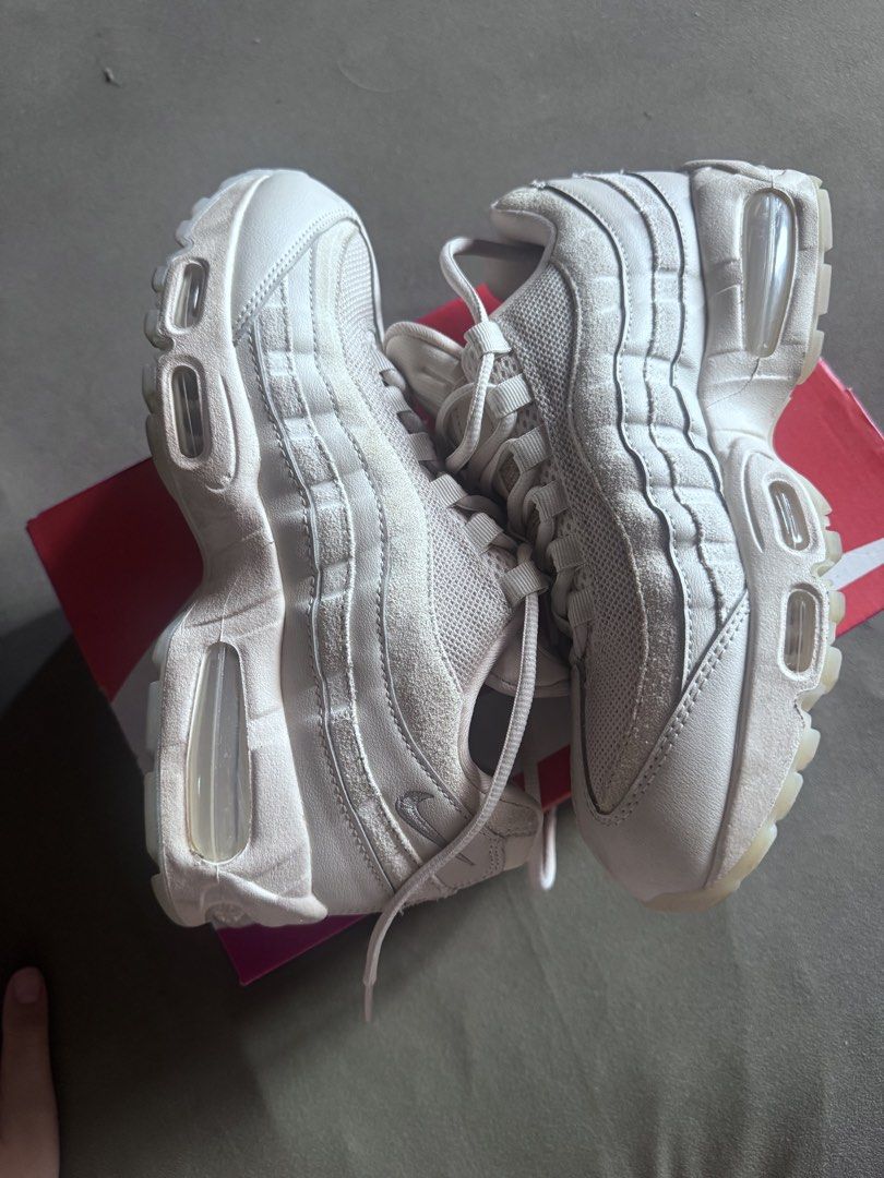 Nike Air Max 95 Big Bubble (Category: Sneakers) located in Imus. Submitted by pguecs (Listing ID 1451364199, Image 2). Description: Selling this women’s Nike Air Max 95 Big Bubble. Used only once during a one week Bangkok trip and haven’t been used since. Signs of usage on the sole since I used it for walking a lot but otherwise in great condition. RFS: not my style. Bought for PHP9895 at Nike ATC, selling for only 7k negotiable. Meetups around I