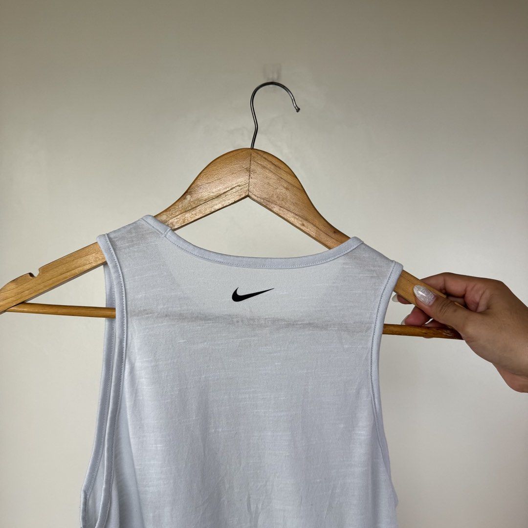 Nike Dri-FIT Light Blue Athletic Tank Top (Category: Activewear) located in Calasiao. Submitted by liascorner (Listing ID 1451518406, Image 2). Description: W:17 L:25.5 9.8/10.