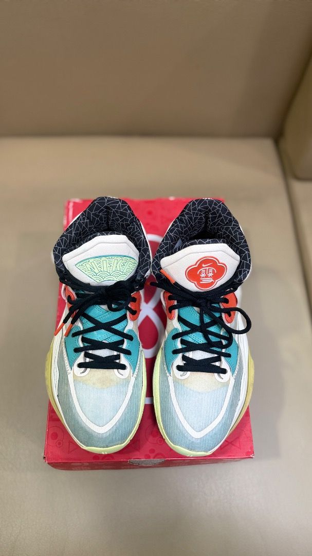 Nike Kyrie Infinity ep Chinese New Year (Category: Sneakers) located in Naga. Submitted by theshoediaryph (Listing ID 1451344581, Image 2). Description: Nike Kyrie Infinity ep 'Chinese New Year' Size 9M Lightly used 🚨Nego - 100% legit, complete with box, paper and receipt - Playable condition 📦 Add for shipping 💵 Bank Transfer, GCash 📍 Pasig/Cainta 📩 DM to cop.