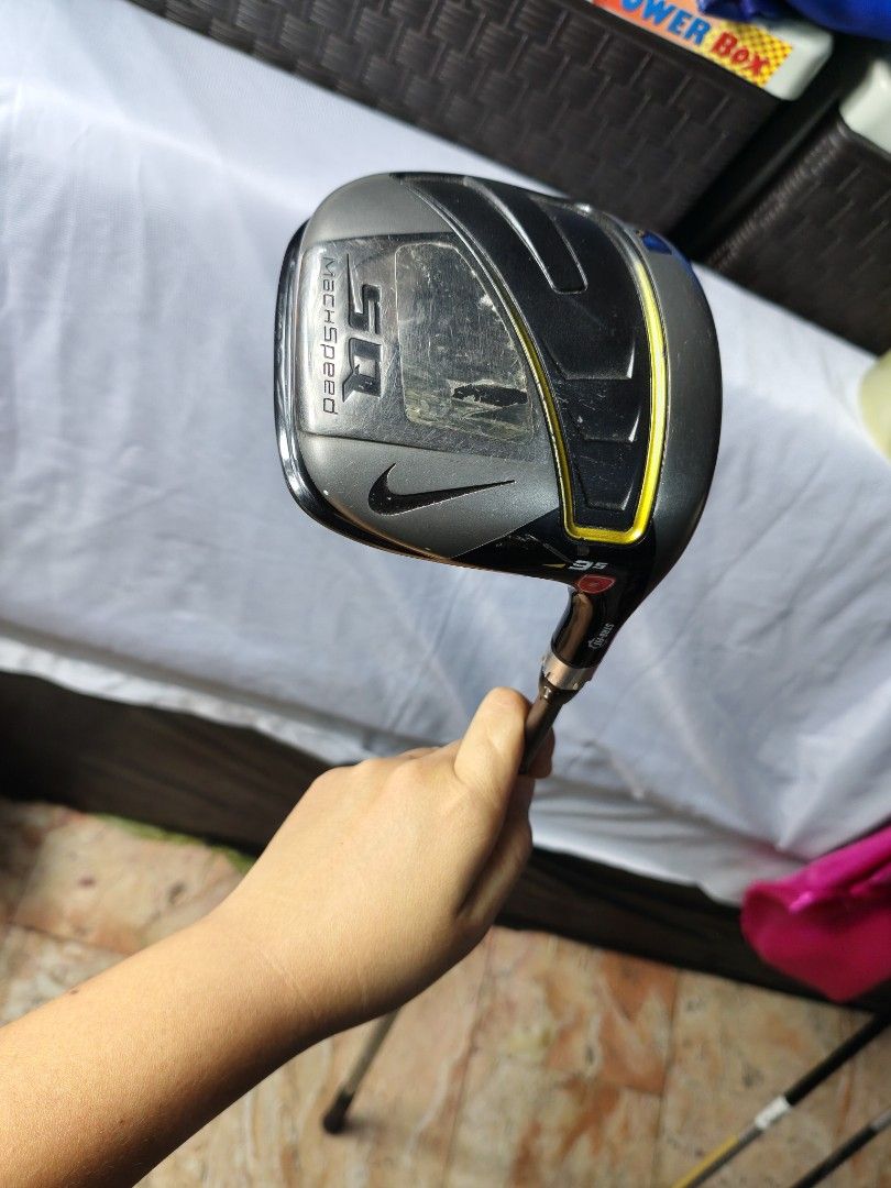 Nike SQ Machspeed Driver Golf Club (Category: Golf) located in Manila. Submitted by meiyeon2 (Listing ID 1451337026, Image 1). Description: - Nike SQ Machspeed driver - Proforce shaft - Club head shows scuffs from normal use - Face has some markings - Ready for the golf course.