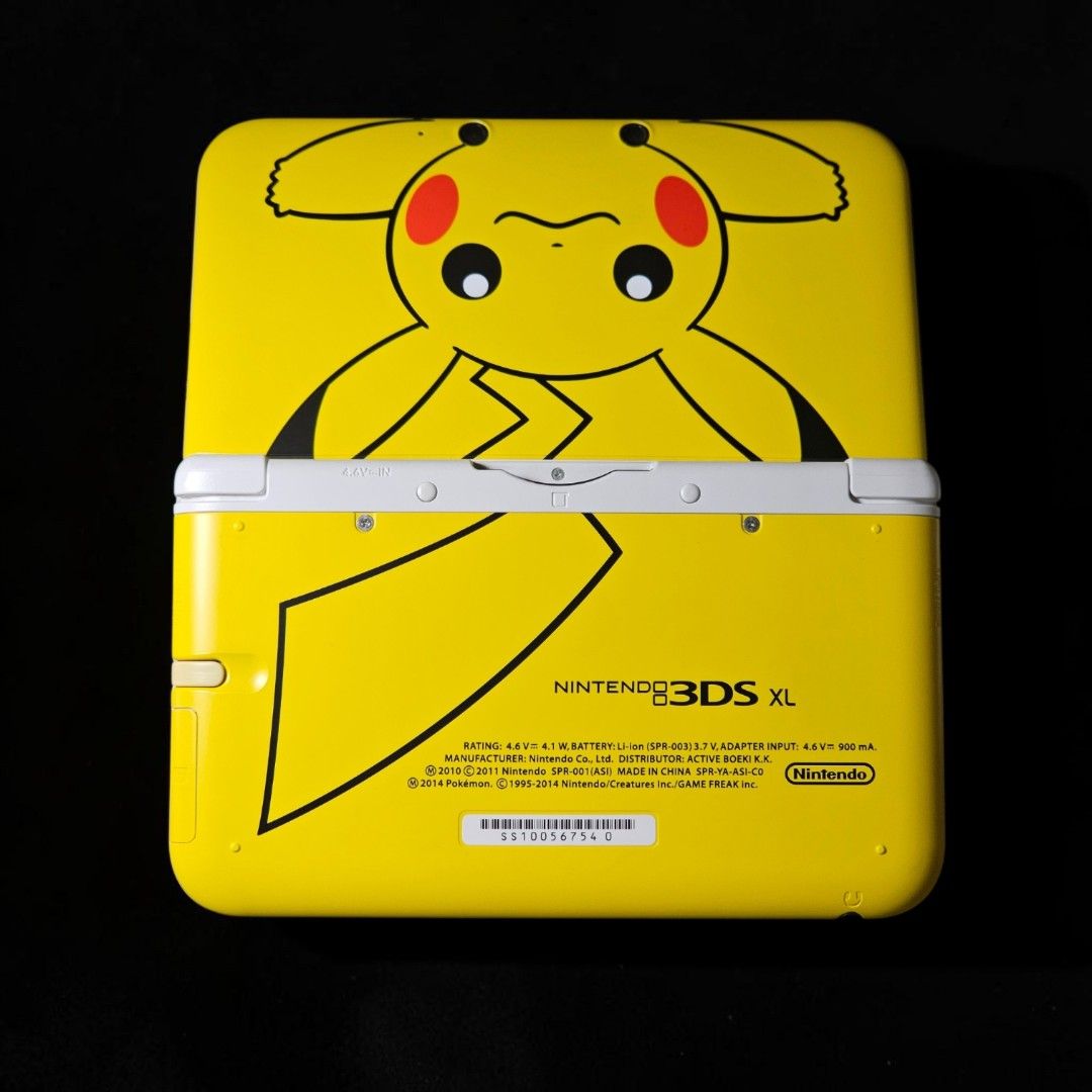 Nintendo 3DS XL Pikachu Yellow Edition (Category: Nintendo) located in Paranaque City. Submitted by john020497 (Listing ID 1451399847, Image 2). Description: Condition: - Complete with box, manuals, AR cards and charger. - No issue. - Super smooth unit, around 9.5/10 smoothness. - Tested working. - Rare item for collectors. Just message me if you have any questions or you need more details. Warranty: 1 day of testing Contact number: To be given u