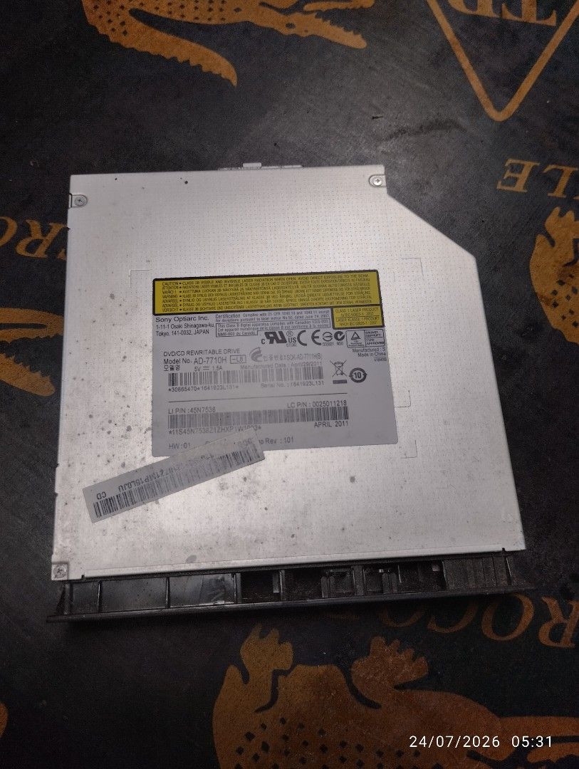 Panasonic Slim Internal CD/DVD Drive UJ-260 (Category: Hard Disks & Thumbdrives) located in Manila. Submitted by acgprinting08798 (Listing ID 1451513550, Image 1). Description: - Panasonic UJ-260 internal slim CD/DVD drive - Removed from a working laptop - Tested and confirmed to be in working condition - Ideal for replacing a broken drive or upgrading your laptop - SATA interface.